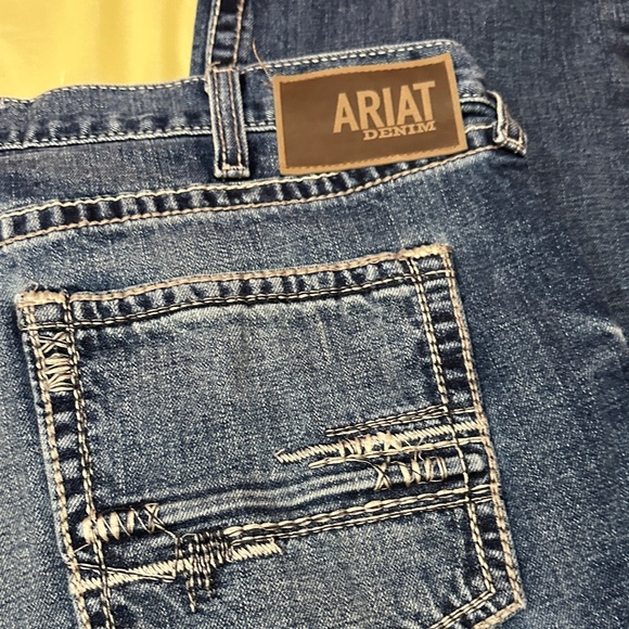 Ariat Men's Blue Jeans Size 40/32 - Picture 5 of 6